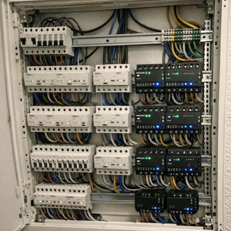 Installation von Smart Home Aktoren im Schaltschrank